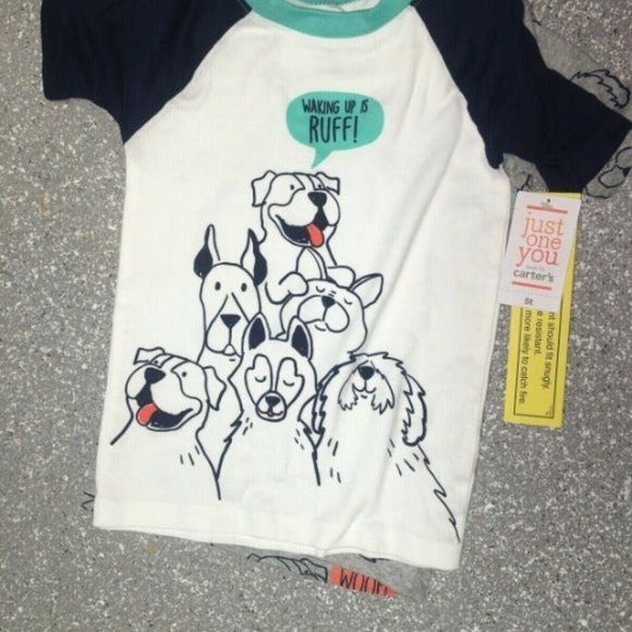 Carters Toddler Boys 4pc Pajama Set 5T - Picture 2 of 5